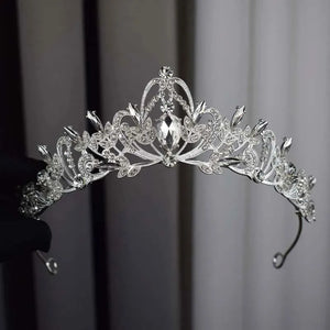 Baroque Luxury Princess Queen Crystal Bridal Crowns Headwear Rhinestone Diadem Tiaras Women Wedding Crown Hair Dress Accessories