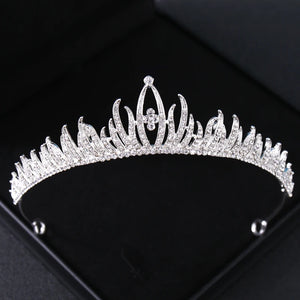 Crystal Wedding Tiaras And Crowns Rhinestone Princess Diadem Bridal Wedding Hair Accessories Jewelry Crown Tiara For Women Bride