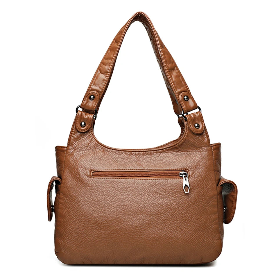 Genuine Brand Soft Leather Handbags High Quality Women Bags Small Casual Female Messenger Shoulder Bag