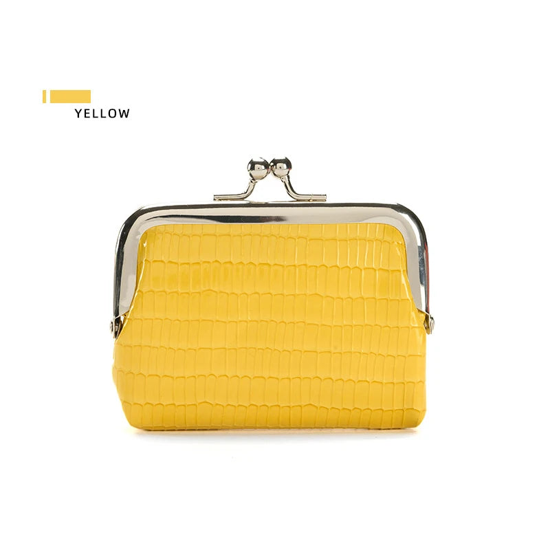 Vintage Wallet for Women New Crocodile Texture Mini Coin Card Holder Bag Small Wallets Female Handbags