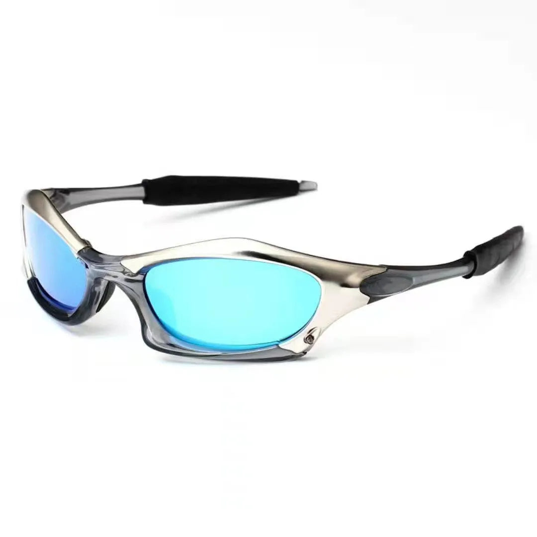 Fashion Retro Metal Men's Outdoor Driving Polarized Sunglasses Trendy Sports Cycling Mirrors Women's Y2K Goggles UV400 - EUFASHIONBAGS